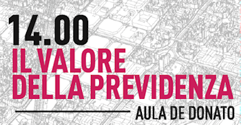 Polimi 8 luglio 2026 | ore 14 Il valore della Previdenza