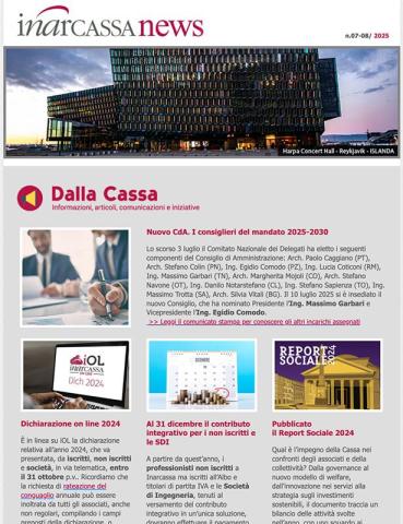 Inarcassanews 7-8/2025