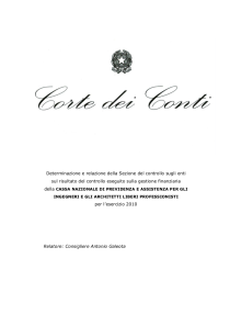 Relazione Corte dei Conti 2010