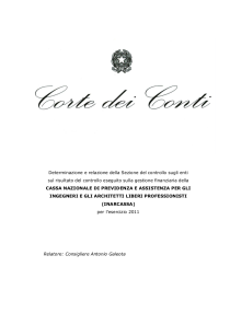 Relazione Corte dei Conti 2011