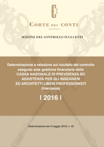 Relazione Corte dei Conti 2016