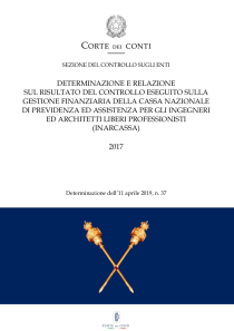 Relazione Corte dei Conti 2017