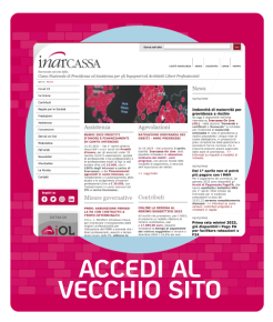 Accedi al vecchio sito