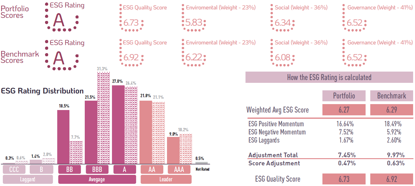 Valutazione ESG - Portafoglio complessivo (RS2022)